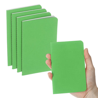 4/6 uds. Cuadernos A6 Kraft de Bolsillo – Mini Diarios Rayados para la Escuela y la Oficina