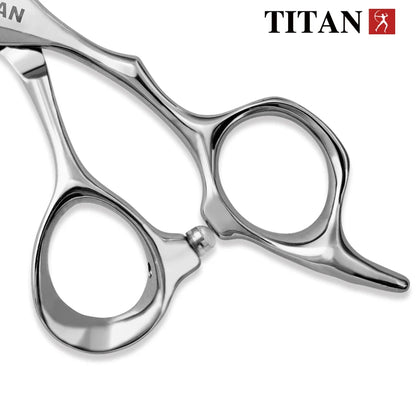 TITAN Kit de Ciseaux Professionnels de Coiffure – Ciseaux de Coupe et d'Effilage pour Barbiers, Ciseaux de Salon en Acier Japonais 440C 5.5/6.0/6.5/7.0 Pouces pour Coiffeurs et Barbiers