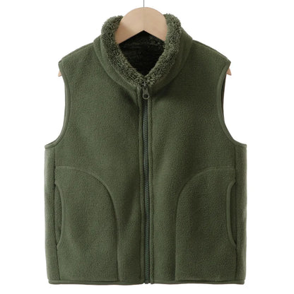 Teen Boys and Girls Winter Fleece Jacket, Thick Warm Windproof School Coat, Cozy Casual Outerwear for Older Teens and Young Adults