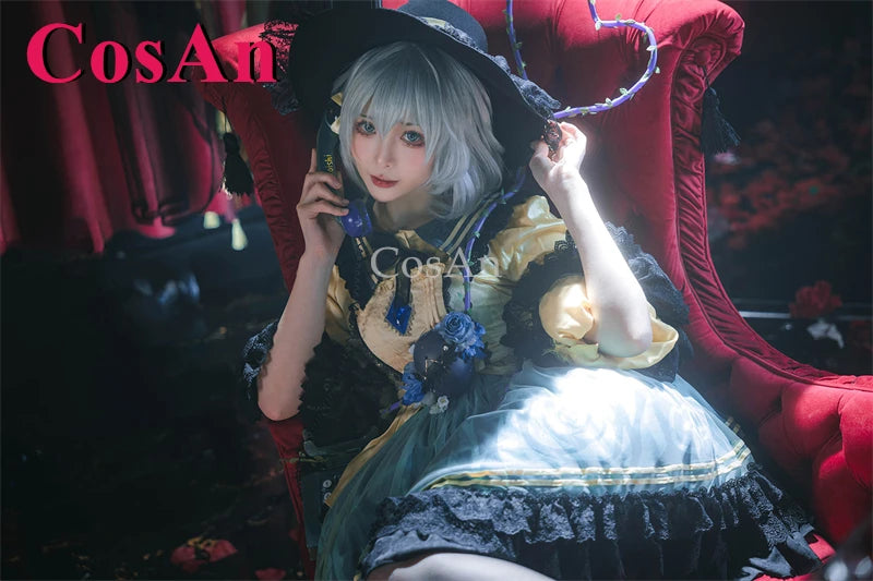 Touhou Project Komeiji Koishi Cosplay Costume Dress – Elegant Sweet Formal Outfit for Game Cosplay, Party, Halloween & Roleplay Wear