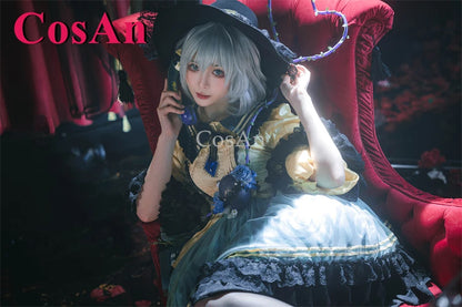 Touhou Project Komeiji Koishi Cosplay Costume Dress – Elegant Sweet Formal Outfit for Game Cosplay, Party, Halloween & Roleplay Wear