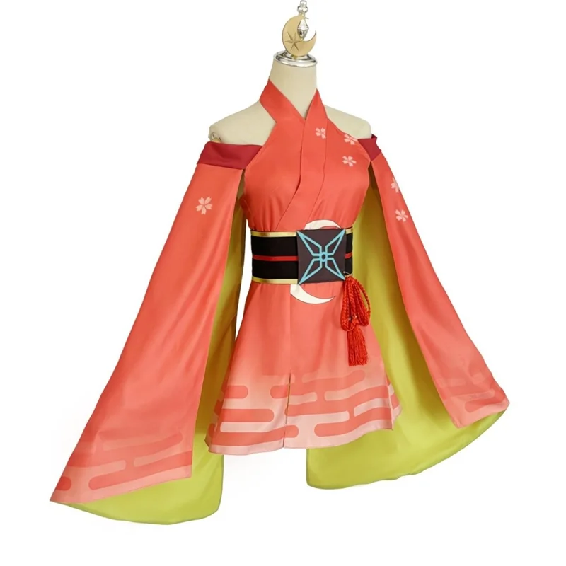 Cosmic Princess Kaguya Cosplay Costume – Full Dress Set with Headwear & Accessories | Anime Role Play Outfit (Halloween / Party)