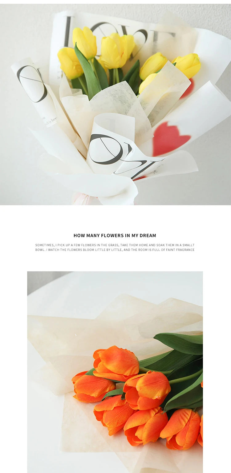 40PCS Non-Woven Flower Wrapping Paper for Bouquets, Floral Arrangements, Gifts & Florist Supplies