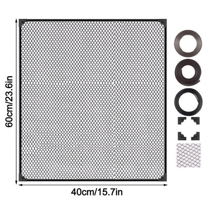 Magnetic Fish Tank Lid Cover – Sturdy DIY Mesh Aquarium Cover with Easy Installation for Fish & Turtle Tanks, Protective Net Lid