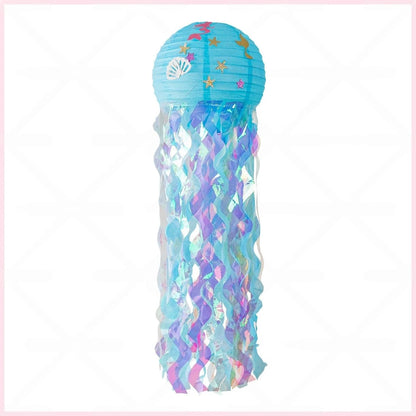 Mermaid Birthday Party Decorations Set – Balloons, Tableware, Tablecloth & Hanging Banner for Kids' Parties, Favors & Supplies Kit