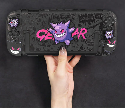 Housse de protection avec poignée pour Nintendo Switch 2 Pokémon Ectoplasma – Accessoires de jeu de dessin animé