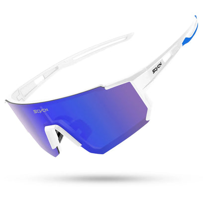 SCVCN Cycling Sunglasses – UV400 Sports Eyewear for Men & Women, Road Bike & Outdoor Glasses for Driving, Mountain Climbing & Cycling
