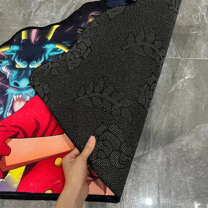 Pokémon Charizard, Blastoise & Venusaur Plush Non-Slip Area Rug – Soft Anime Floor Mat