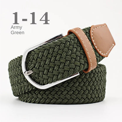 Unisex Canvas Belt Adjustable Nylon Waist Belt for Jeans, Casual & Outdoor Wear (107/120cm)