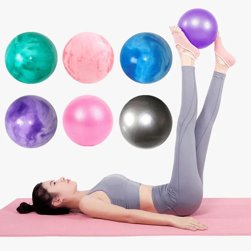 25CM Yoga Pilates Ball – Mini Balance Exercise Fitness Ball for Core Training, Gymnastics, Indoor Workouts & Yoga Equipment
