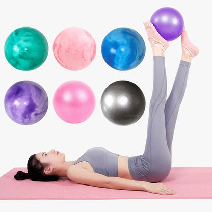 25CM Yoga Pilates Ball – Mini Balance Exercise Fitness Ball for Core Training, Gymnastics, Indoor Workouts & Yoga Equipment