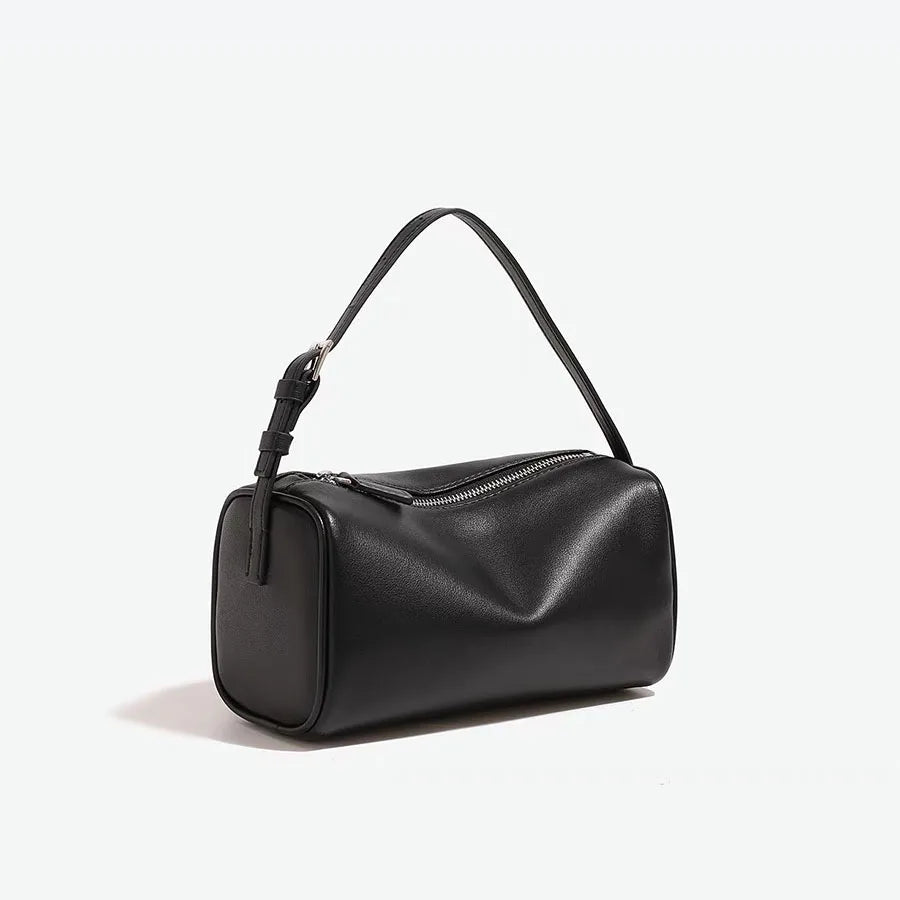 Bolso bandolera retro de cuero dividido de los 90 para mujer – Mini bolso de hombro de lujo 2026, bolso de moda de gamuza de piel de vaca suave con correa de un solo hombro para estilo casual y vintage