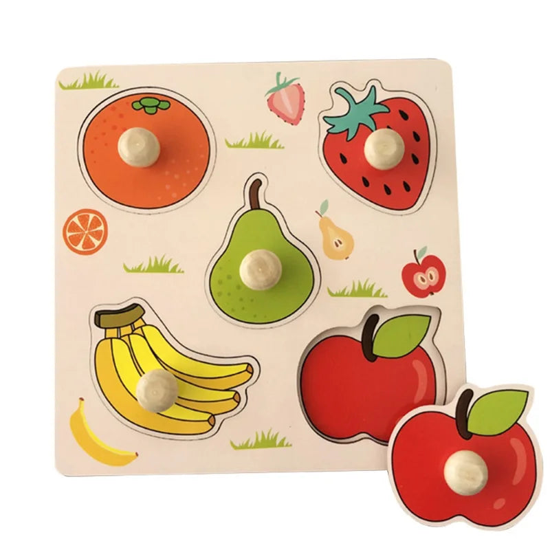 Jouet de puzzle en bois Montessori pour bébé – Jeu d'apprentissage éducatif pour les tout-petits de 1 à 3 ans, activité de développement cérébral d'association de formes pour enfants, cadeau d'anniversaire et jouet d'apprentissage précoce