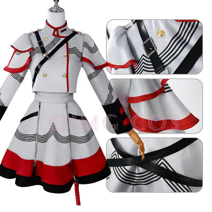 Kasane Teto Cosplay Costume | Adult Carnival Uniform Anime Outfit | Halloween Party & Masquerade Game Costume for Women