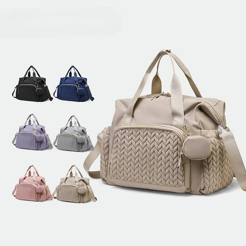 Sac à couches grande capacité pour maman, organisateur de poussette, fourre-tout multifonctionnel de voyage pour maternité