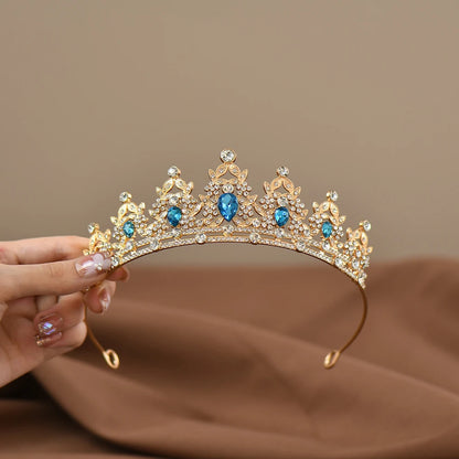 Princess Crystal Tiara Crown for Girls – Elegant Birthday, Dance & Party Hair Accessory