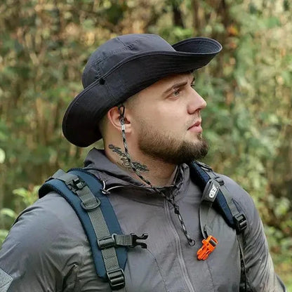 XXL 60-65cm Large Size Sun Bucket Hat for Men – Lightweight Quick-Dry Outdoor Fishing Cap with Sun Protection for Hiking & Jungle