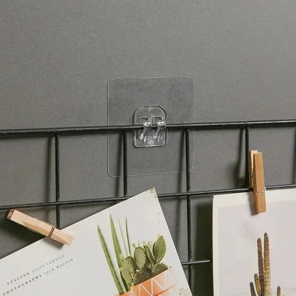 Adhesive Wall Shelf Hook Rack – Waterproof Strong Stick-On Storage Organizer for Bathroom & Kitchen