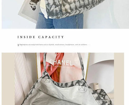 Bolso de yoga unisex de lona de gran capacidad – Bolso de hombro ecológico, Bolso de mano de estilo urbano para gimnasio, fitness, compras, viajes y uso diario