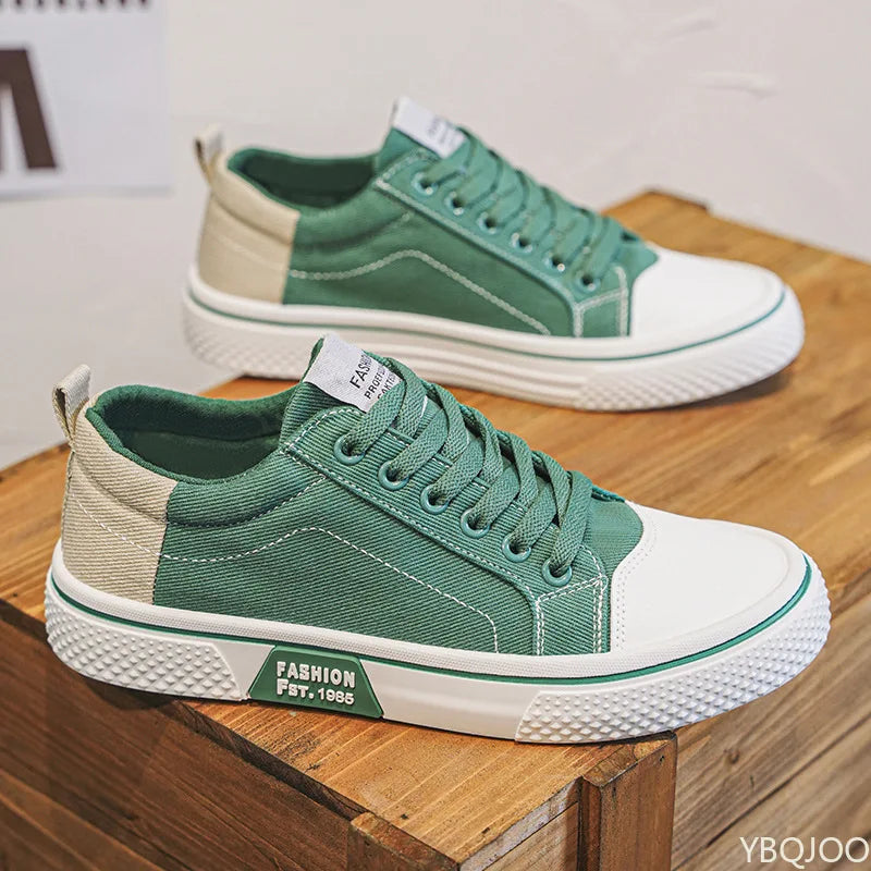 Baskets Toile Homme – Chaussures Décontractées Légères et Respirantes, Baskets de Marche Confortables et Résistantes à l'Usure, Grandes Tailles
