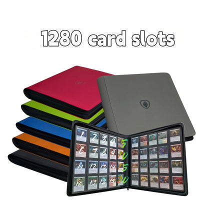 Classeur de 1280+ cartes à collectionner | Album de collection de 20 poches pour cartes Pokémon, Sport et JCC