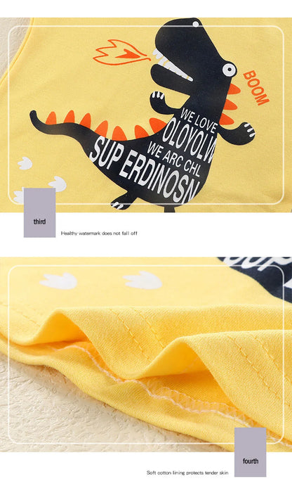 Conjunto de pijama de algodón para niños – Ropa de dormir de dibujos animados de otoño invierno para niños y niñas, conjunto de ropa de descanso suave para niños, ropa de noche acogedora y conjunto para el hogar para un sueño cómodo