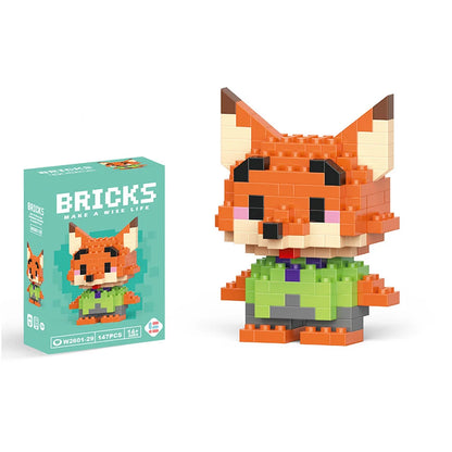 Disney Stitch & LinaBell Building Blocks Set – Cartoon Character Figures, DIY Assembly Bricks & Creative Construction Toy Gift for Kids