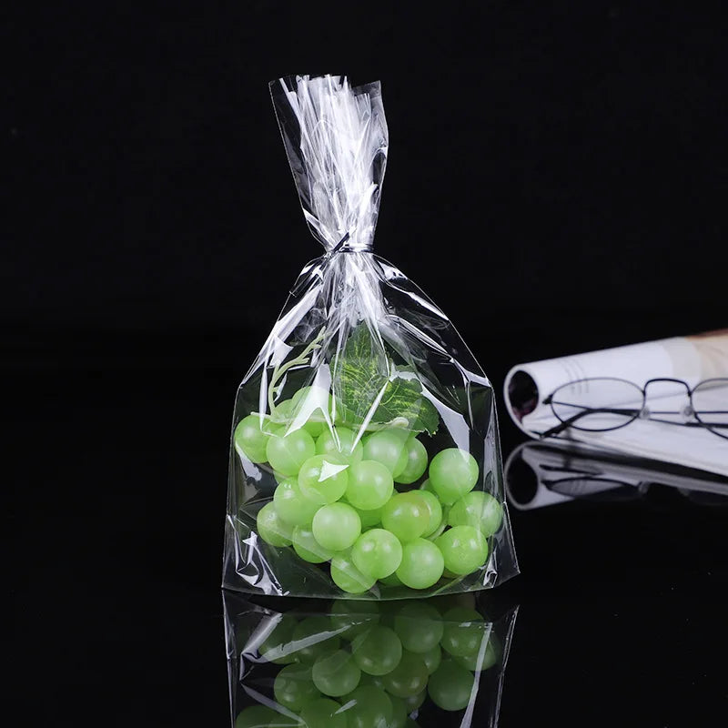 Bolsas de celofán transparentes StoBag – Bolsas de plástico transparentes para regalos, dulces, galletas, recuerdos de fiesta, bodas, Navidad y empaques de regalo
