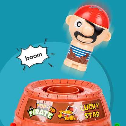 Juego de Mesa Pirata – Juego Interactivo Familiar Piratas Saltarines, Juguete Divertido de Estrategia, Juego de Fiesta de Desafío de Suerte para Niños y Niñas, Regalo para Reuniones entre Padres e Hijos