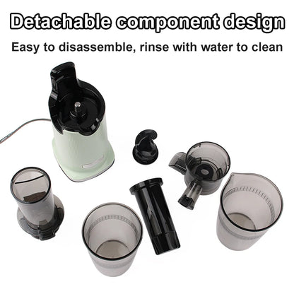 Slow Masticating Juicer – Cold Press Fruit Juice Extractor with 31mm Feed Chute, High-Yield Juicing & Orange Separator