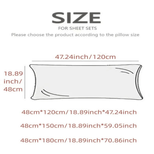 Funda de Almohada Larga de Peluche de Color Sólido - Funda de Almohada Suave Decorativa para Cama, Sofá y Decoración del Hogar (Solo Funda)