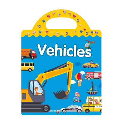 Kids Reusable Scene Sticker Book – DIY Cartoon Animal Puzzle Sticker Game, Early Learning Cognition Toy, Creative Educational Activity Gift for Children