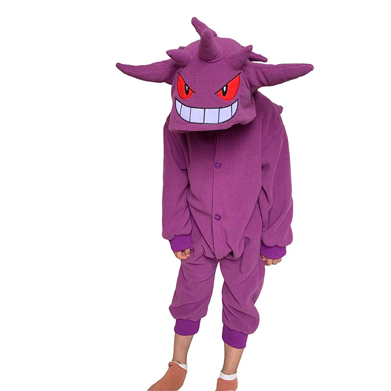 Kids Kigurumi Cosplay Costume – Full Body Onesie Pajamas Sleepwear for Boys & Girls, Halloween, Christmas & Dress-Up Gift Outfit