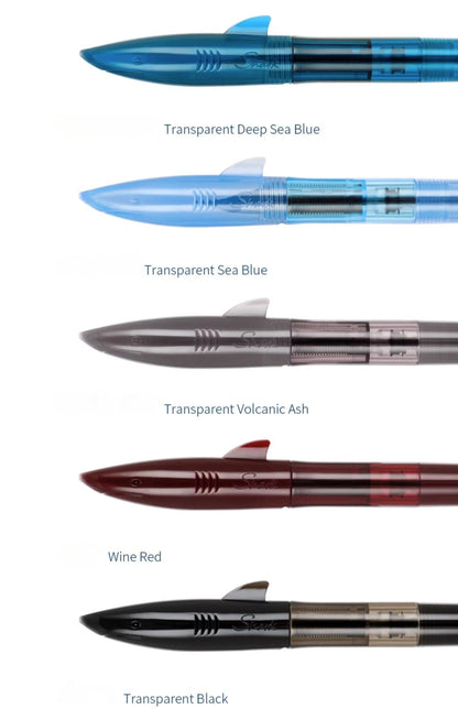 Stylo-plume Jinhao Shark – Stylo-plume à plume fine de 0,5 mm pour la calligraphie, l'écriture, le travail de bureau, les fournitures scolaires et la papeterie étudiante