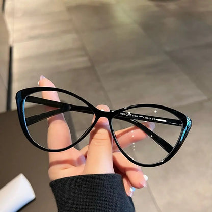 Y2K Retro Oval Glasses for Women – Sweet & Cool Vintage Eyewear with Anti-Blue-Light Lenses for Reading & Computer Use