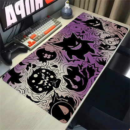 Gengar Gaming Mouse Pad – Large Extended Desk Mat with LockEdge Design for Keyboard & Computer Setup