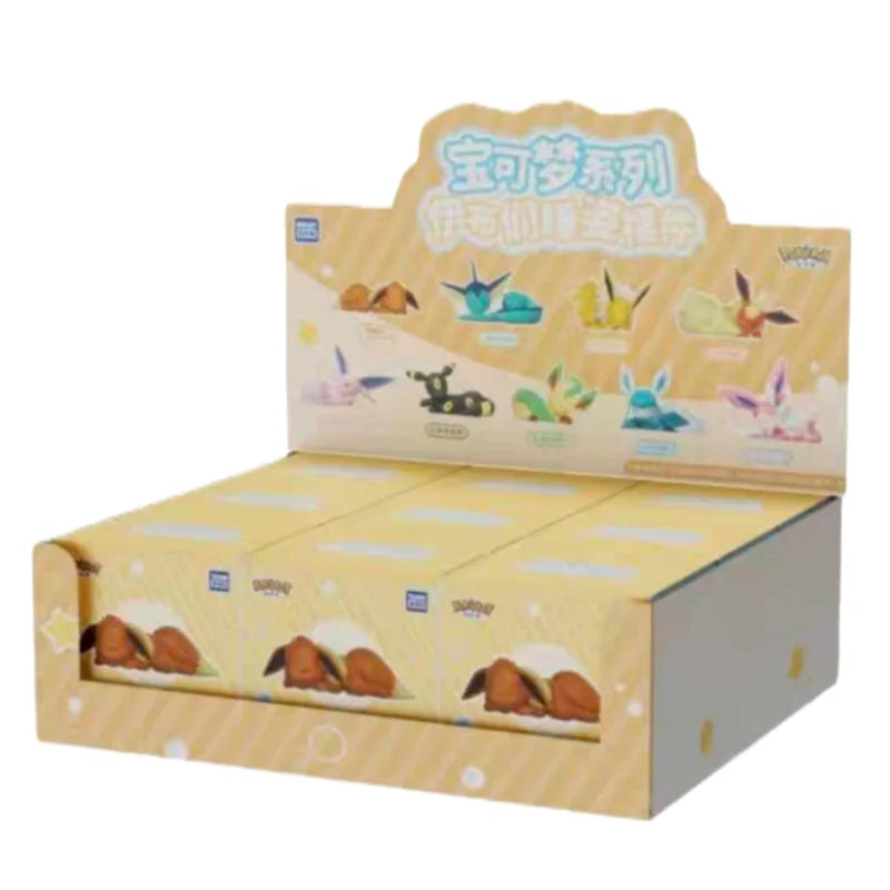 Pokémon Eevee Sleeping Pose Blind Box Figure – Cute Anime Collectible Lucky Charm Toy