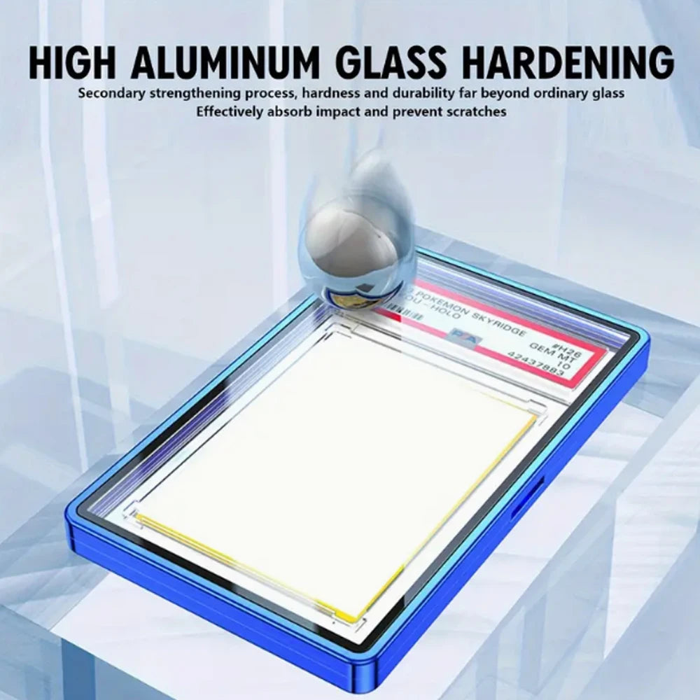 Multicolor Aluminum Alloy Graded Card Protector Case for PSA, CGC & BGS Slabs | Scratch-Resistant Holder