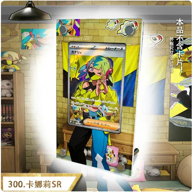 Oricorio Jasmine Carmine Rosa Giovanni Latias Gardevoir Gengar Meowth Dragonite Extended Art Card Display Stand Excluding Card