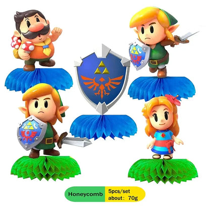 The Legend of Zelda Party Decorations Set – Disposable Tableware Birthday Party Supplies for Kids, Boys, Baby Shower & Gift Toys