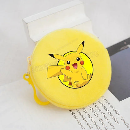 Pokémon Coin Purse – Pikachu, Eevee & Charizard Mini Zipper Wallet