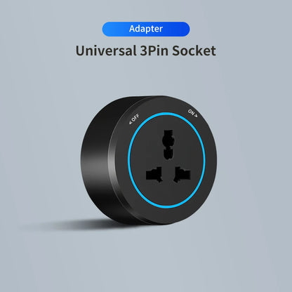 Surface-Mounted Track Socket – Movable Wall-Mounted Power Outlet Track for British, American & European Standard Plugs