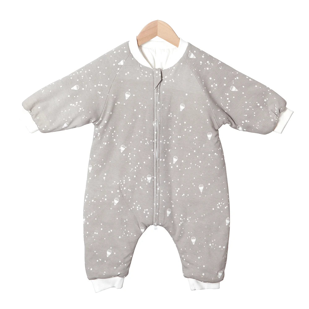 Baby Winter Sleeping Bag 1-4 Years – Warm Toddler Sleep Sack with Feet, Cute Girls' Growth Blanket & Cozy Sleepwear