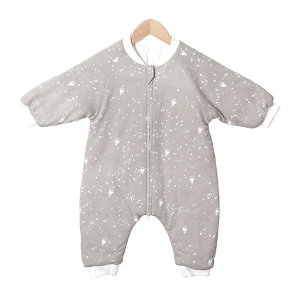 Baby Winter Sleeping Bag 1-4 Years – Warm Toddler Sleep Sack with Feet, Cute Girls' Growth Blanket & Cozy Sleepwear