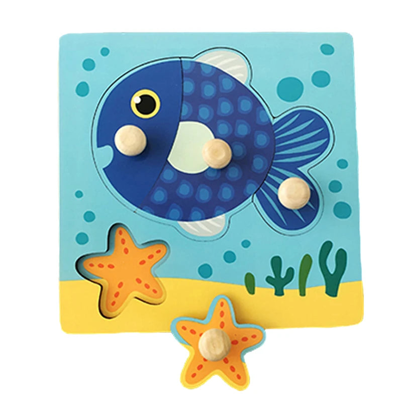 Jouet de puzzle en bois Montessori pour bébé – Jeu d'apprentissage éducatif pour les tout-petits de 1 à 3 ans, activité de développement cérébral d'association de formes pour enfants, cadeau d'anniversaire et jouet d'apprentissage précoce