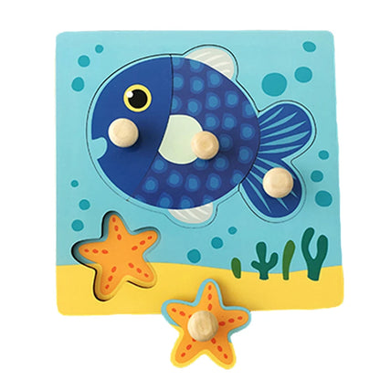 Jouet de puzzle en bois Montessori pour bébé – Jeu d'apprentissage éducatif pour les tout-petits de 1 à 3 ans, activité de développement cérébral d'association de formes pour enfants, cadeau d'anniversaire et jouet d'apprentissage précoce
