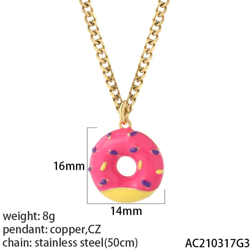 Collar de acero inoxidable largo con colgante de elefante, abeja, perro y sol, con ojo turco azul y corazón de mujer, color dorado