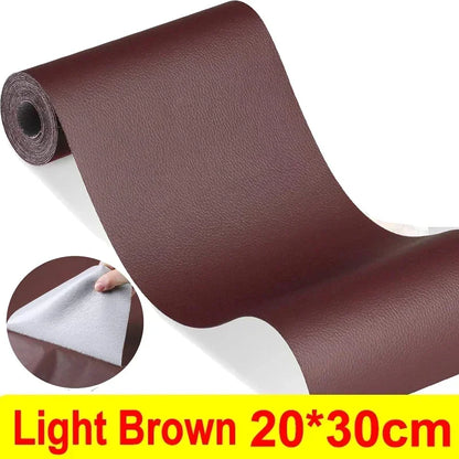 Parche de Cinta Autoadhesiva de Cuero para Reparación de Sofás, Sillones, Asientos de Coche y Muebles