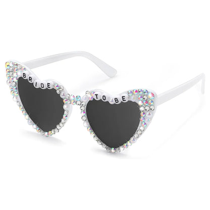 Gafas de sol para la futura novia – Accesorios para despedida de soltera y fiesta nupcial | Divertido regalo de decoración para fiesta de compromiso