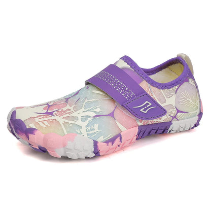 Kids' Aqua Water Shoes – Breathable Barefoot Shoes with Anti-Bump Toe & Drainage Design for Hiking, Wading & Outdoor Activities